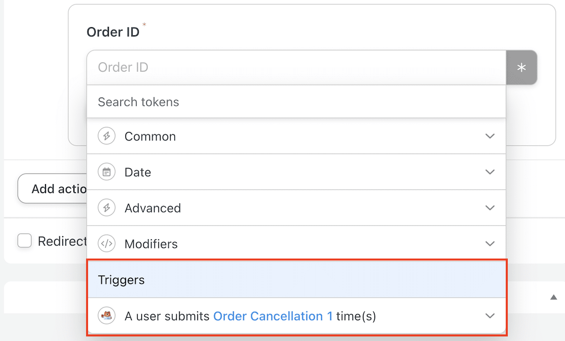 Order ID Trigger