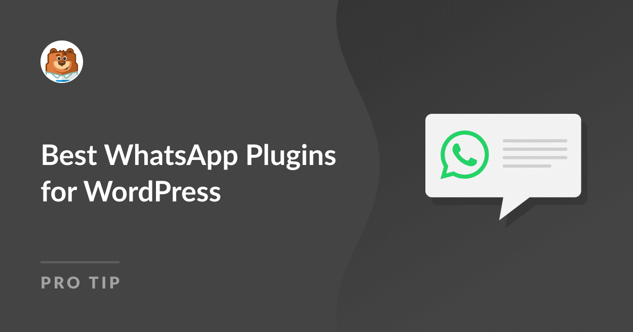 Melhores Plugins do WhatsApp para WordPress - WPForms Melhores plugins do WhatsApp