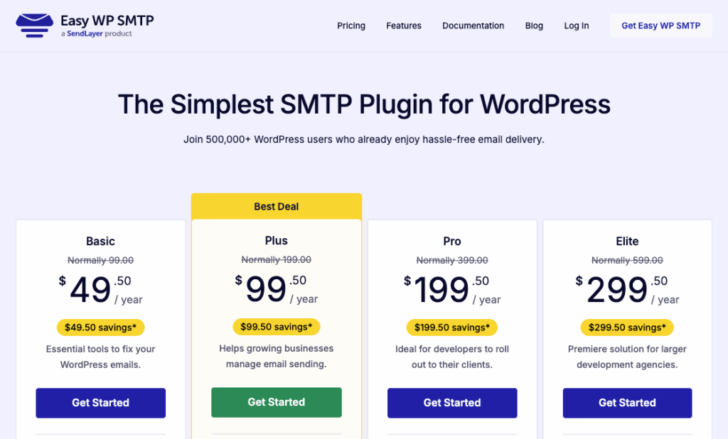 preços do Easy WP SMTP