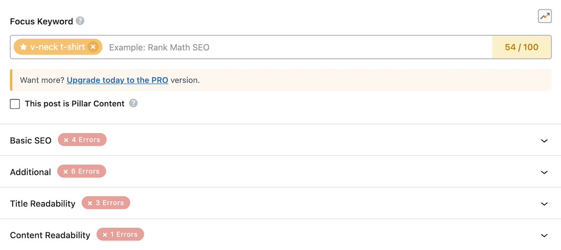 RankMath product SEO