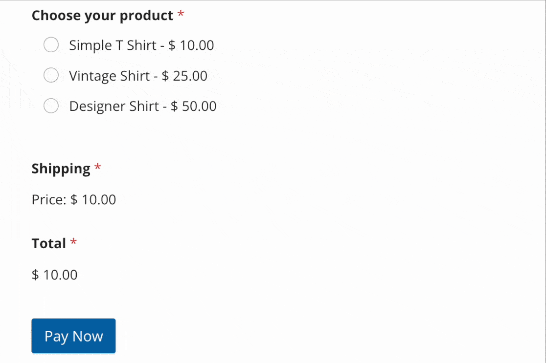 Shipping cost calculator