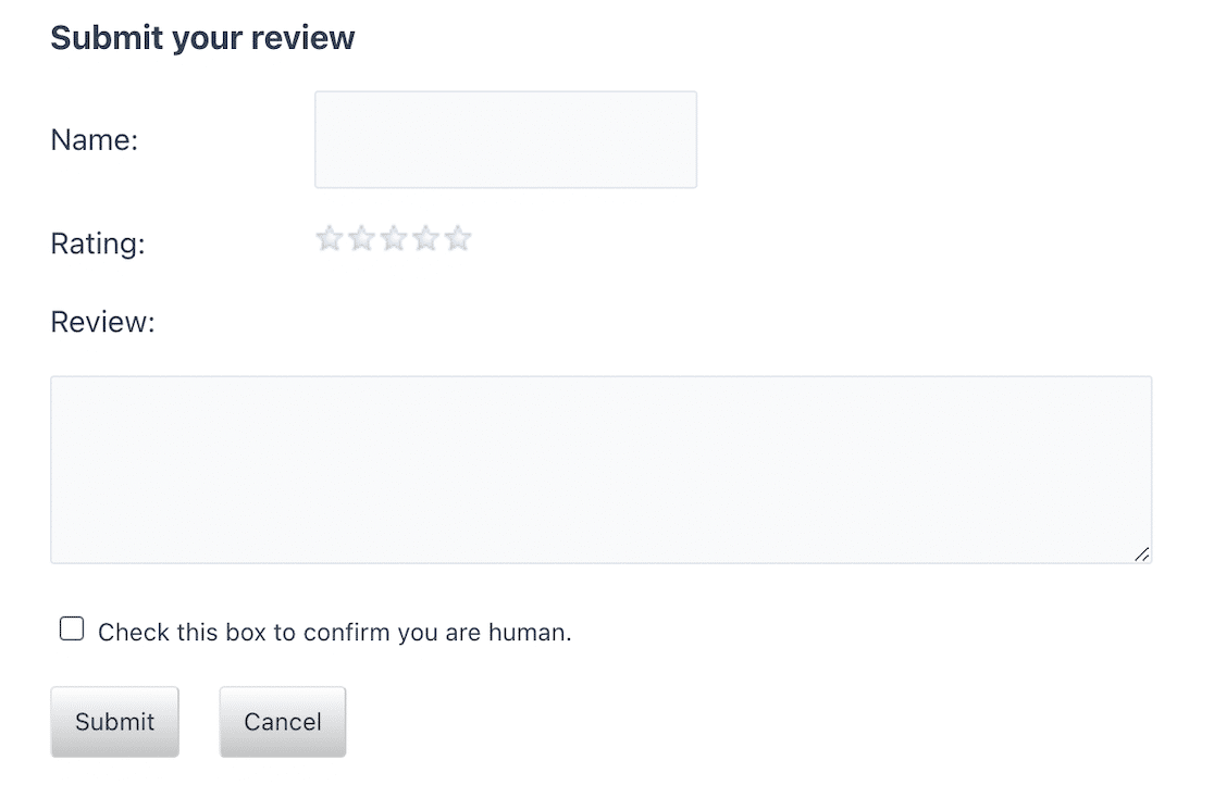 WP Customer Reviews