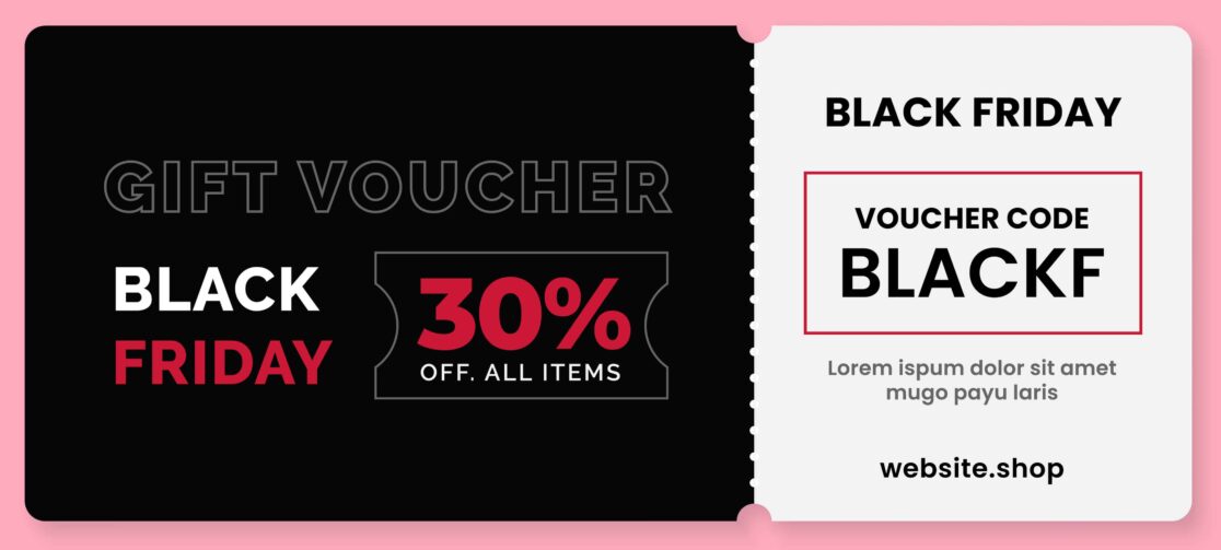 Black Friday voucher code