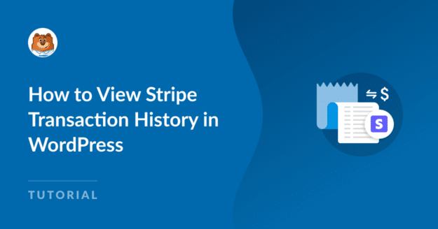 How to view Stripe transaction history in WordPress