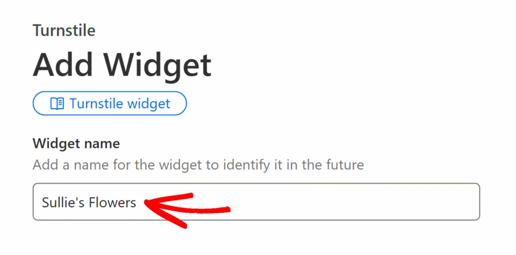 Introduzca el nombre de su sitio - WPForms