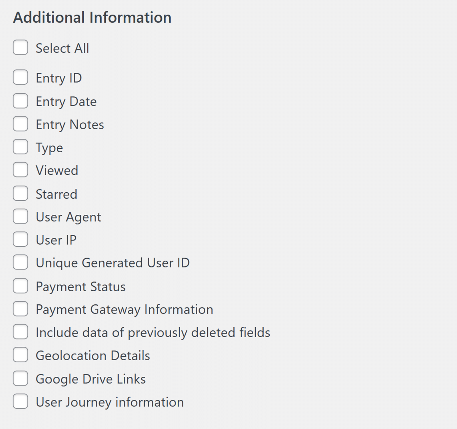 export-entries-additional-information - WPForms Esportazione delle voci informazioni aggiuntive