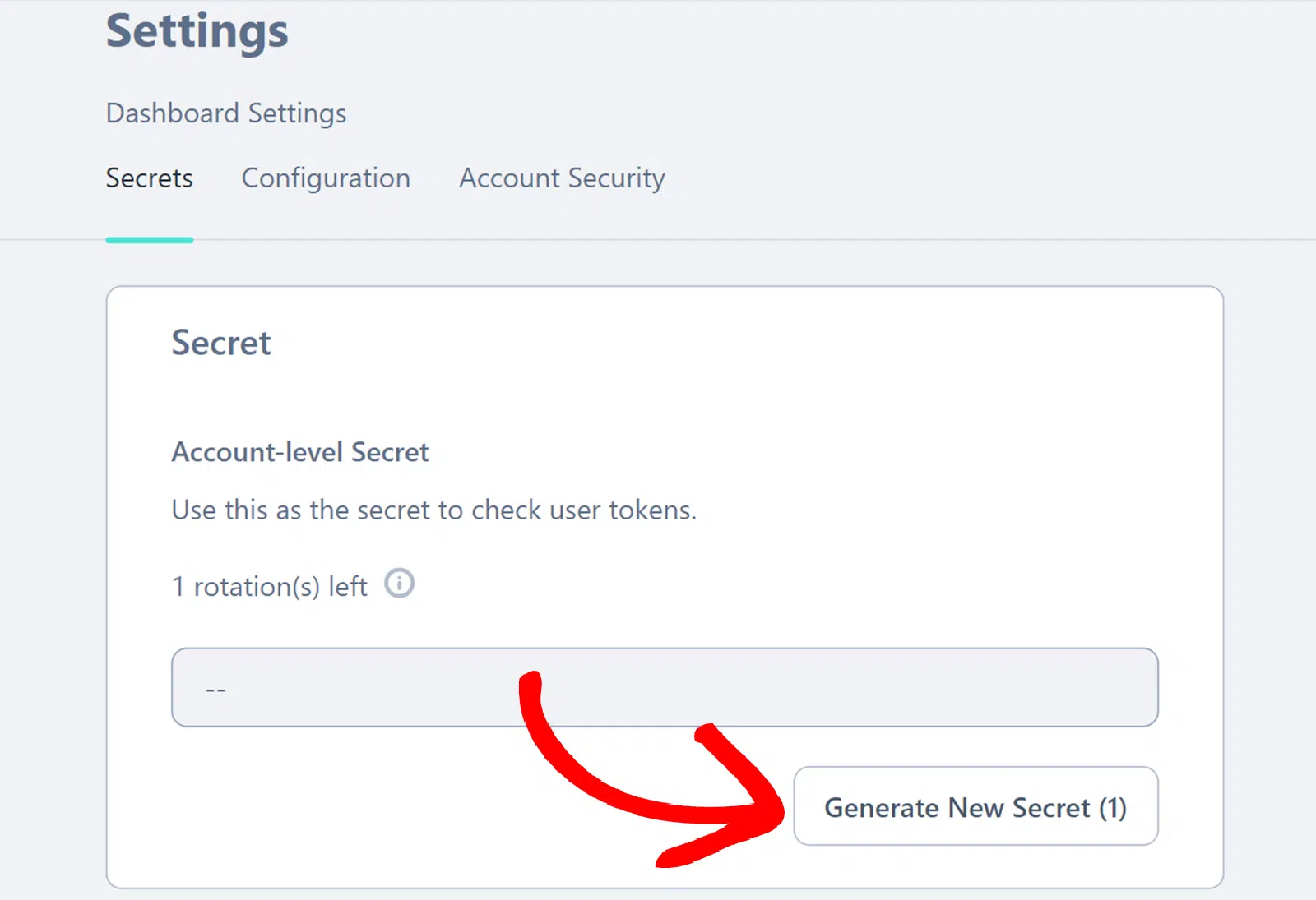 gerar-nova-chave-secreta-hcaptcha - WPForms Botão Gerar nova chave secreta