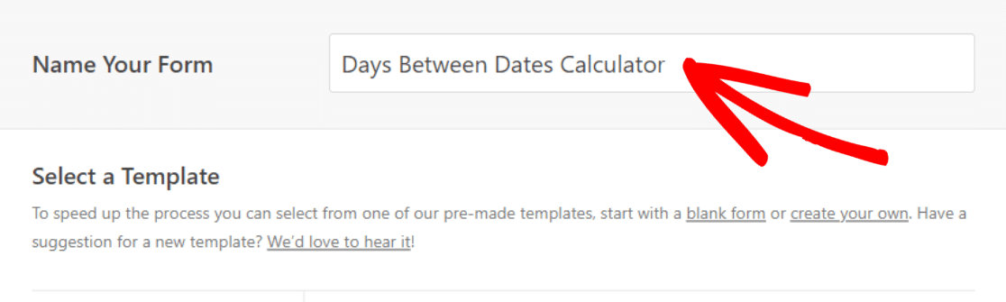 name your days between dates calculator