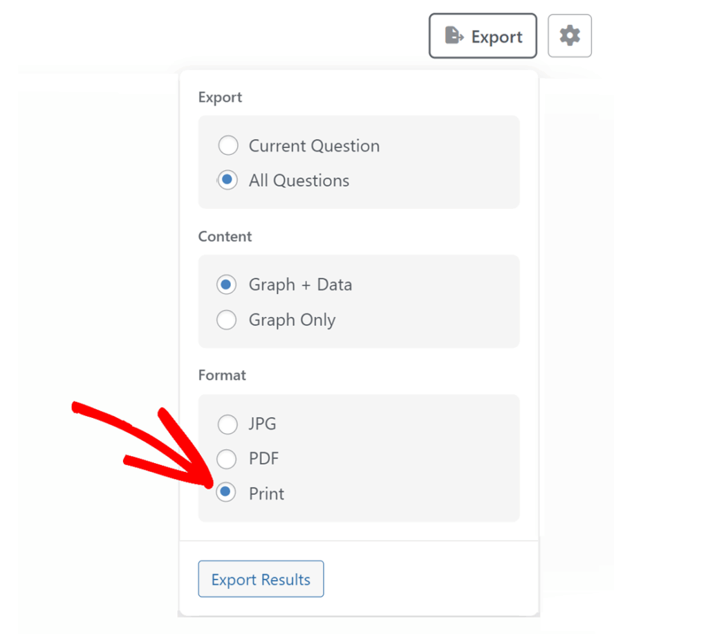 Formato de impressão