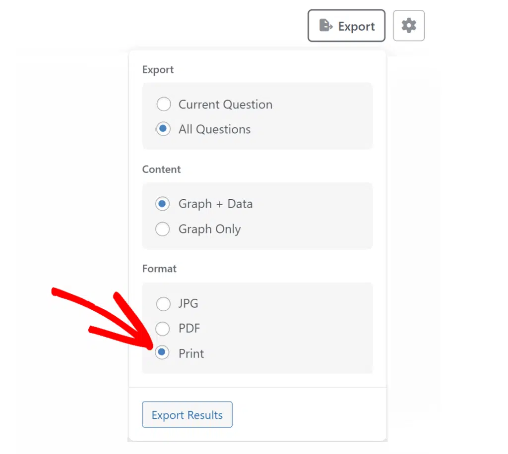Alle-Umfragen-drucken-2 - WPForms Druckformat