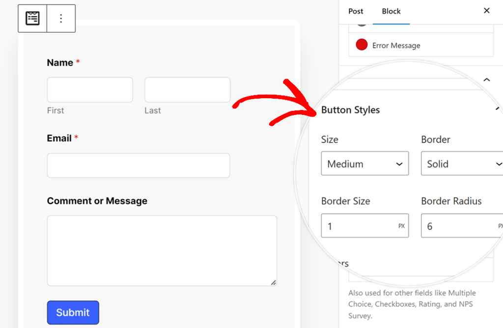Styling Your Forms
