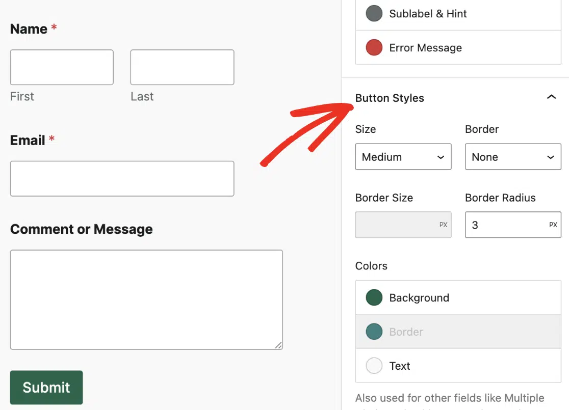 Button styles