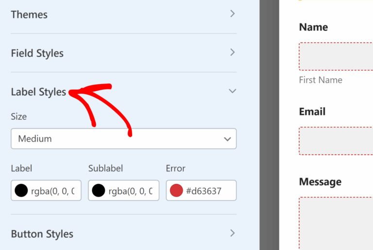 Styling Your Forms