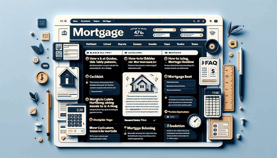 mortgage website blog
