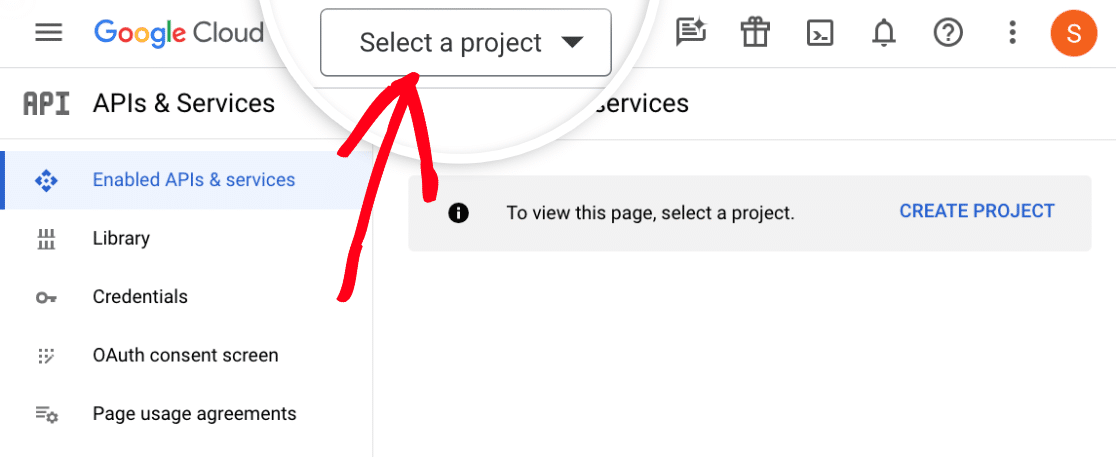 click-select-a-project-dropdown