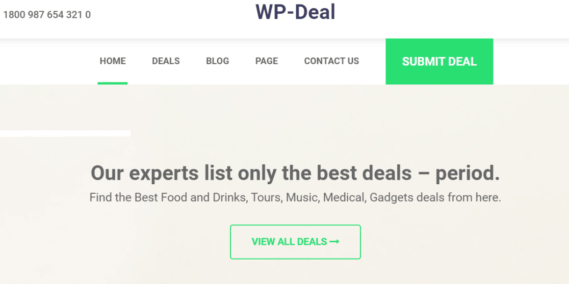 WP Deal Home