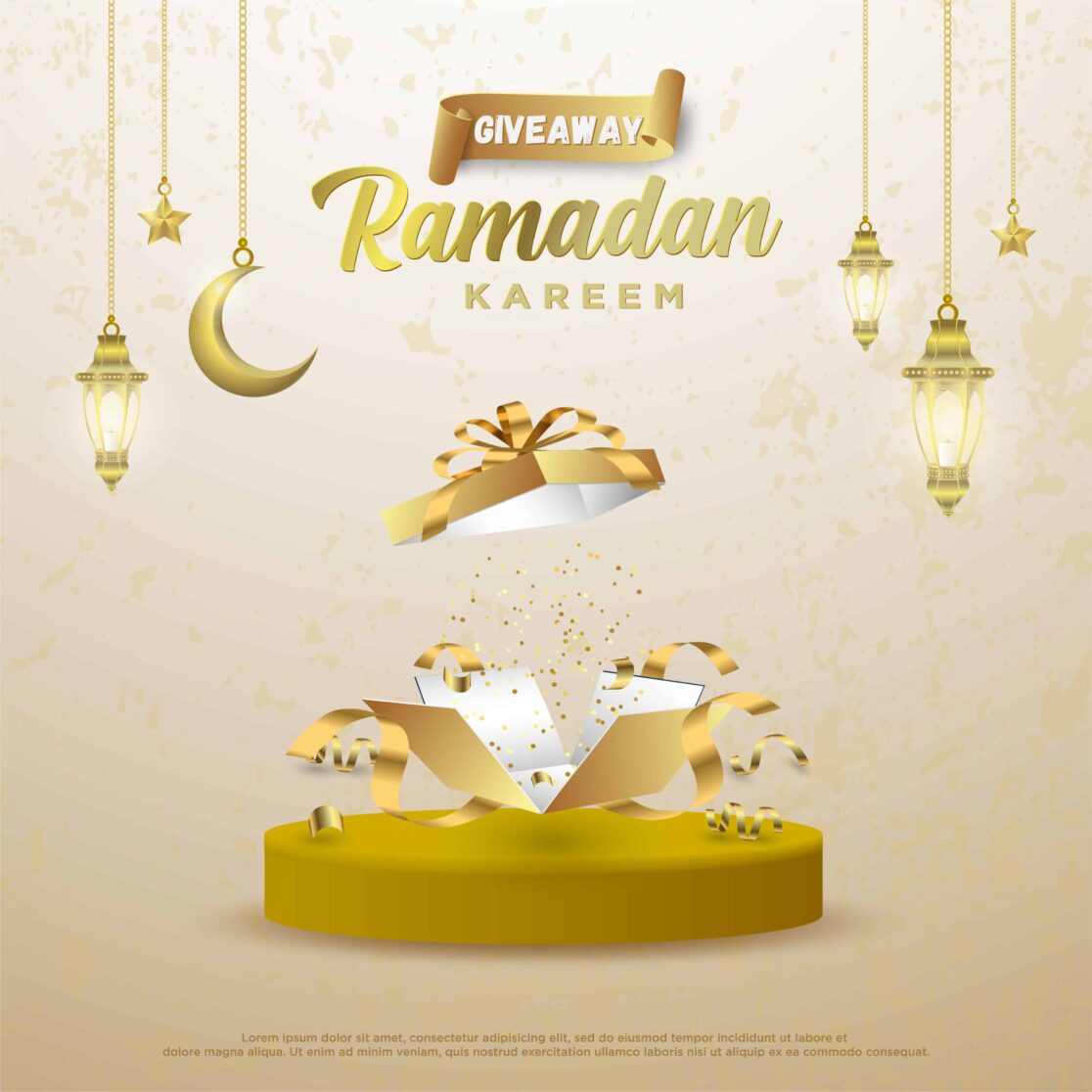 Hosting a Ramadan giveaway on your site