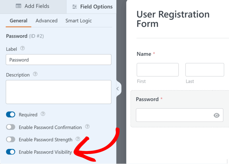 How to Add a Password Visibility Toggle Button to your forms