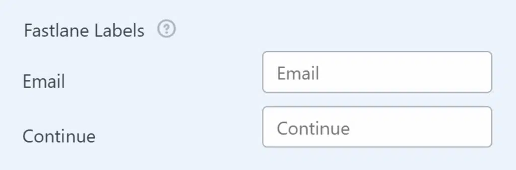 paypal-commerce-fastlane-options - WPForms