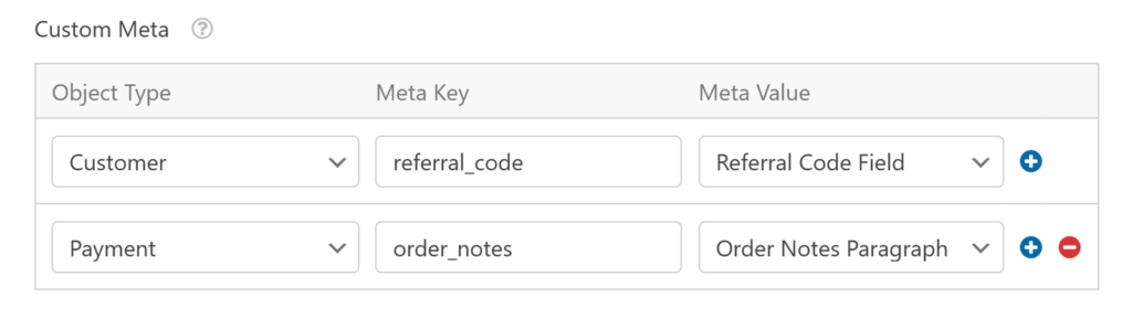 stripe-custom-meta - WPForms Meta personalizado do Stripe