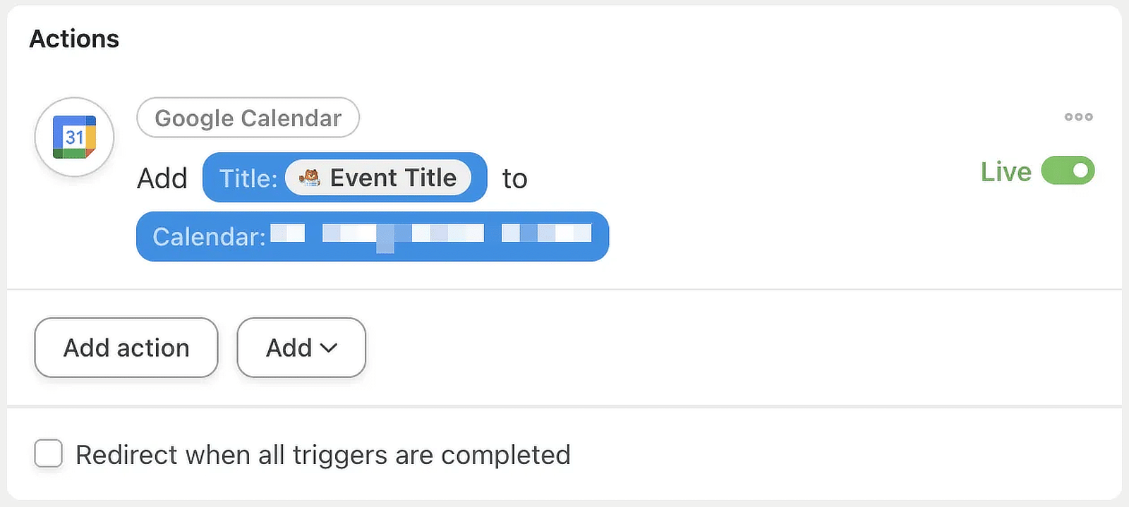 add an event to google calendar