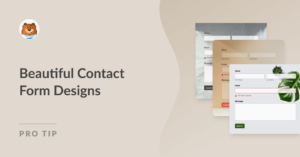 beautiful contact form designs