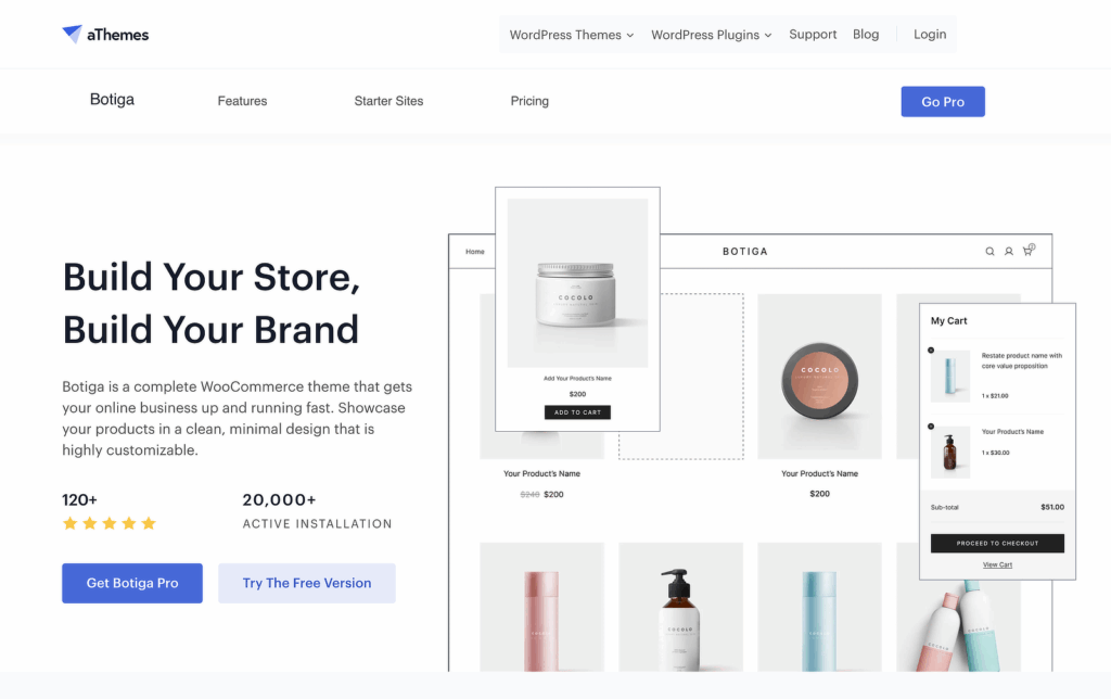 página inicial da botiga