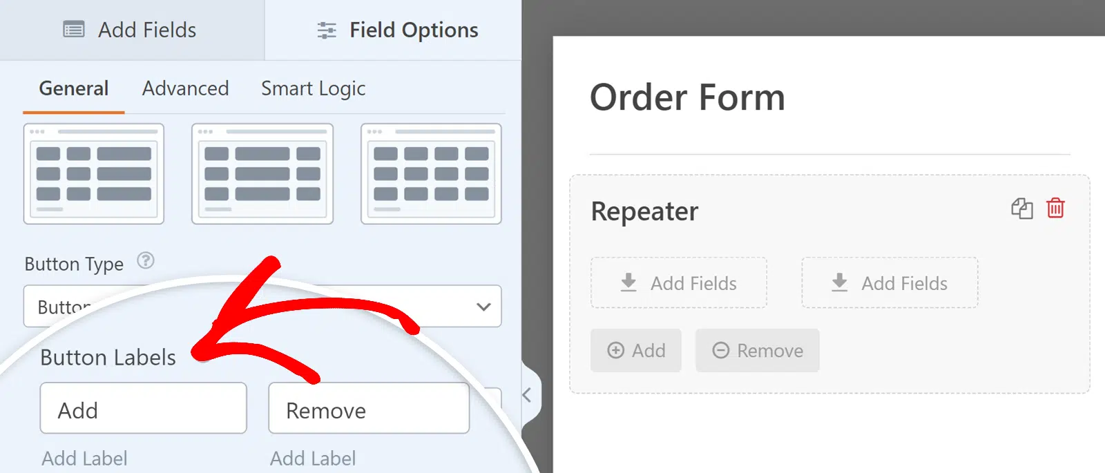 button-labels-repeater-field - WPForms Option to change button labels