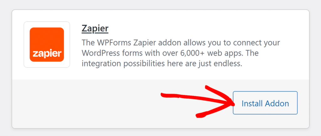 install zapier addon