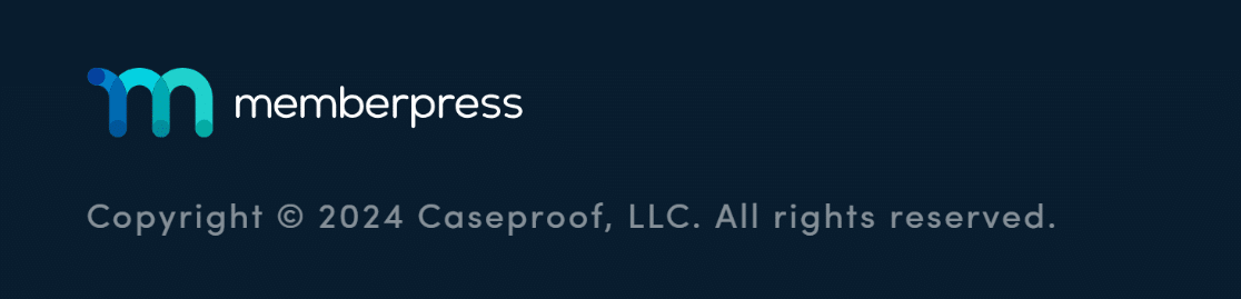MemberPress footer logo