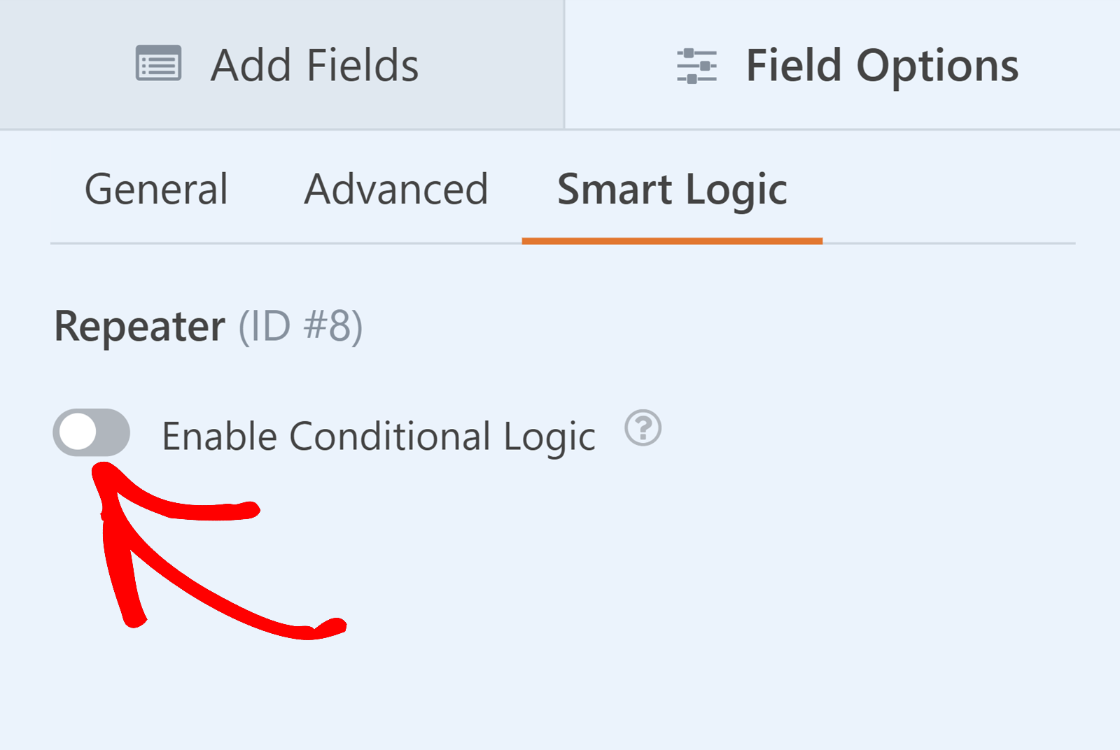 Enable Conditional Logic