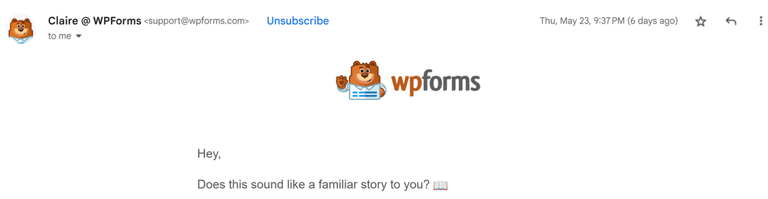WPForms email logo