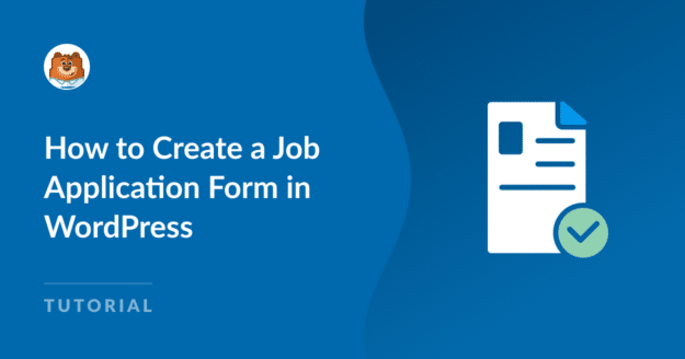 Create a Job Application Form in WordPress
