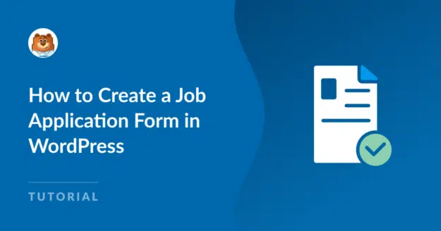Crear un formulario de solicitud de empleo en WordPress