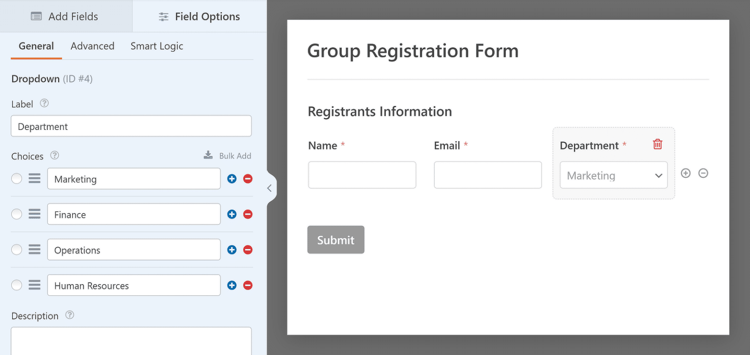 How to Make a Group Registration Form in WordPress