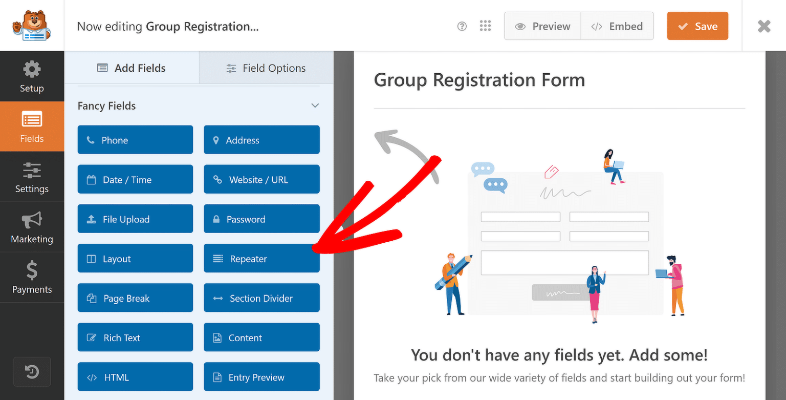 How to Make a Group Registration Form in WordPress