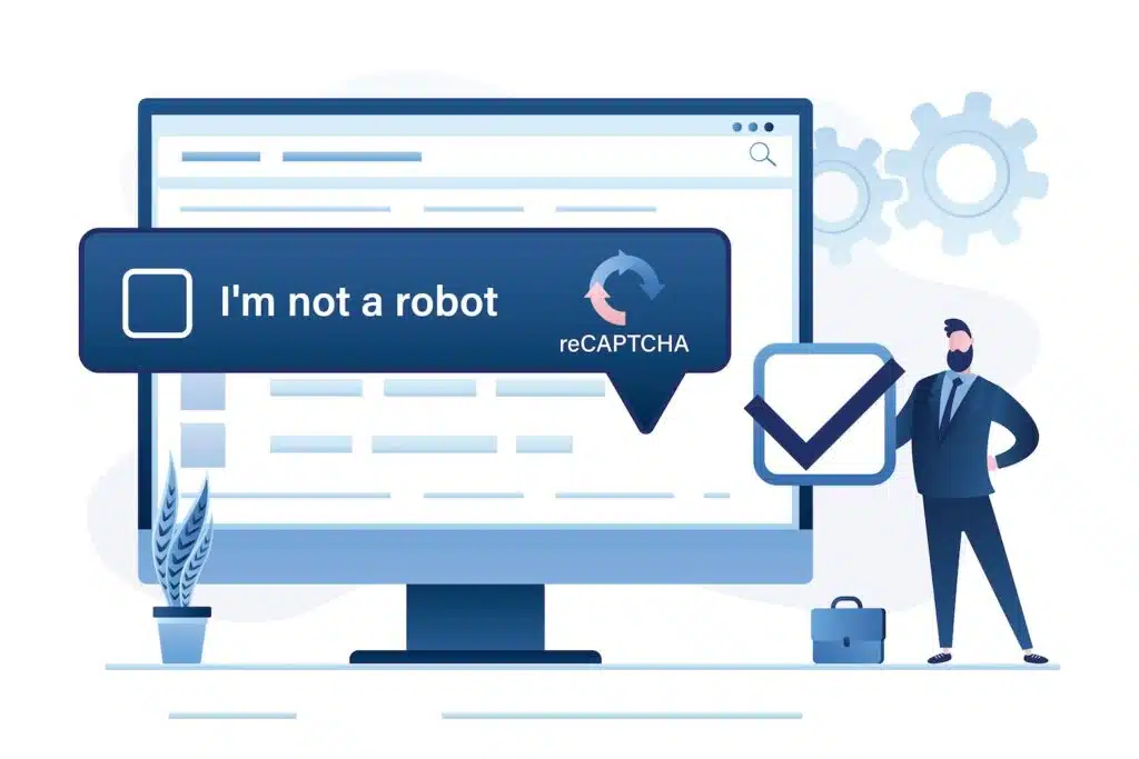 Protezione antispam del modulo con verifica reCAPTCHA