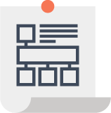 Form templates icon with hierarchical structure illustration