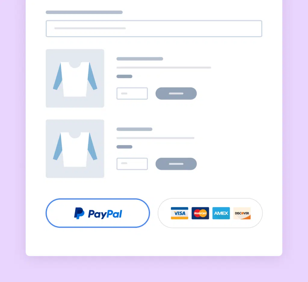 Illustration de l'intégration de paiements PayPal sur une boutique en ligne