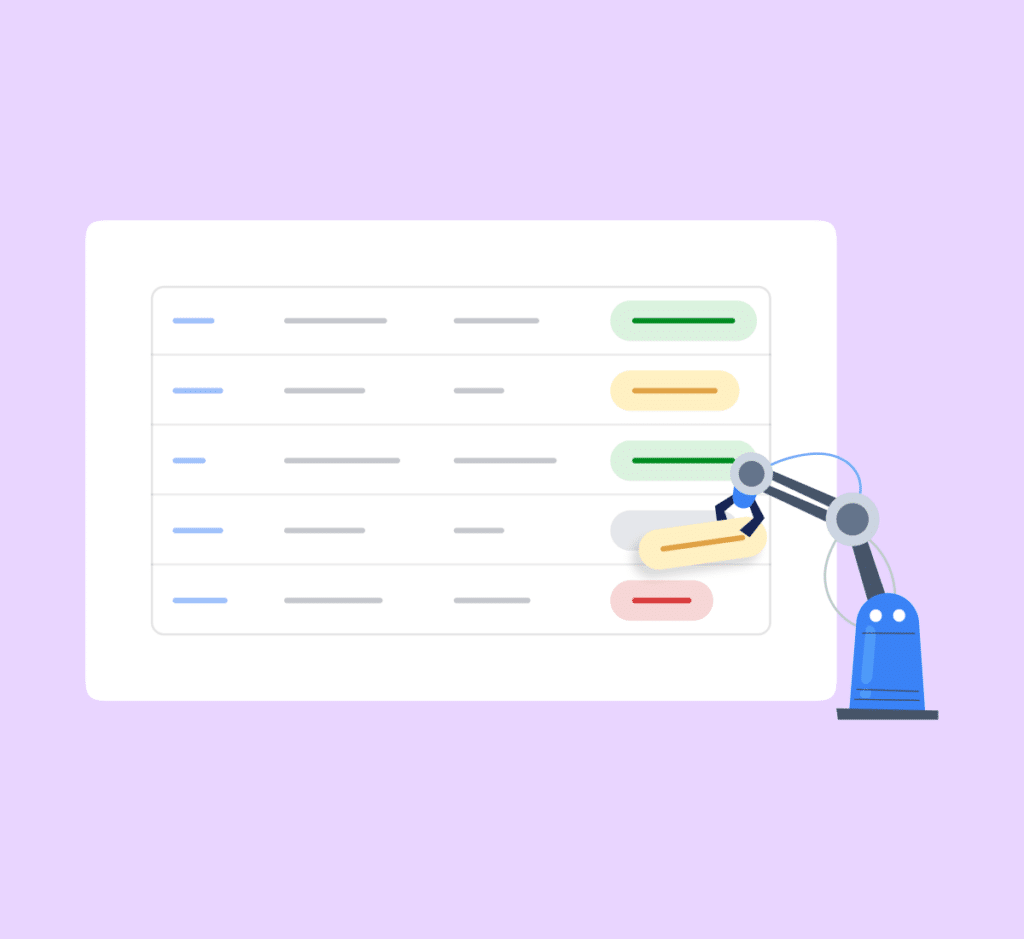 Illustration of time-saving automation with robotic arm
