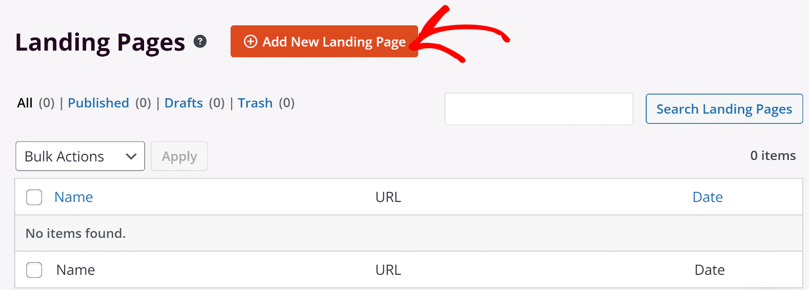 Add landing page