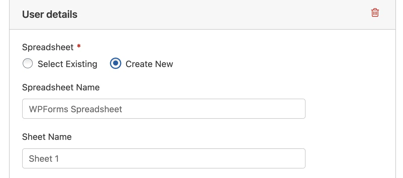 Spreadsheet name