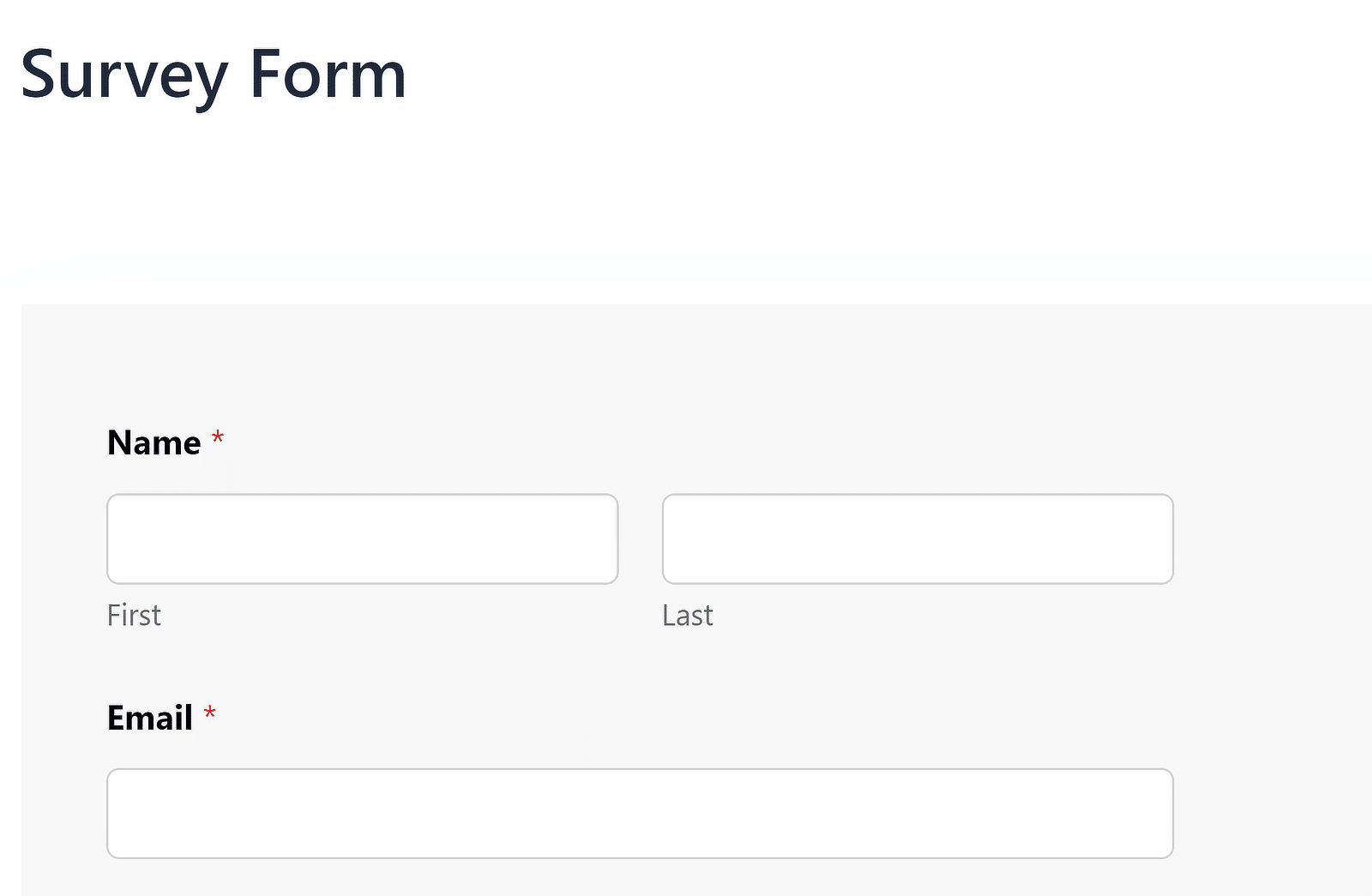 WPForms page title