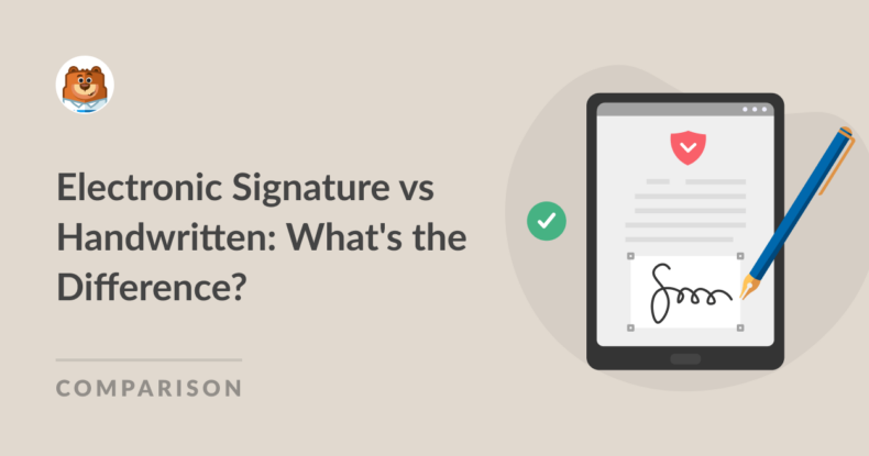 Electronic vs Handwritten Signatures