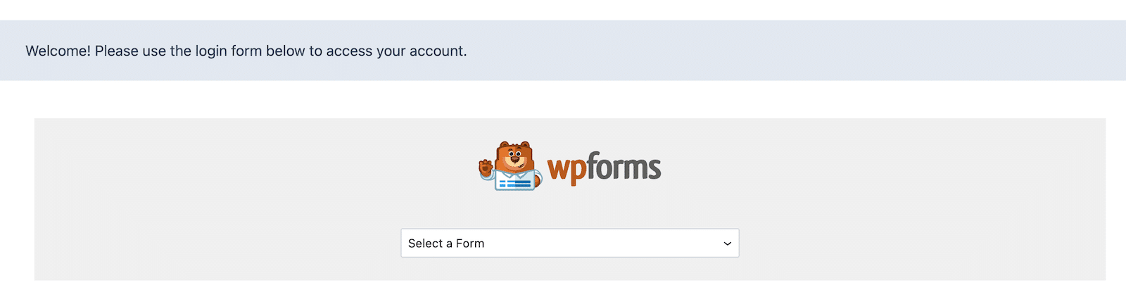 Add a WPForms block