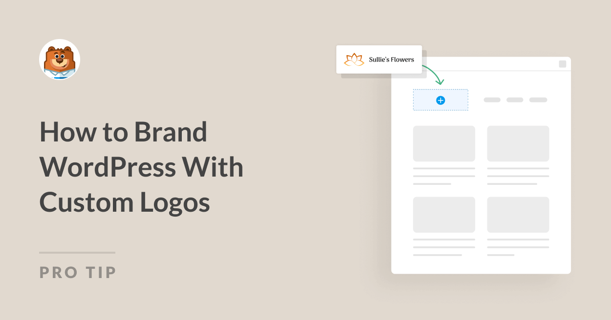 how to brand wordpress with custom logos