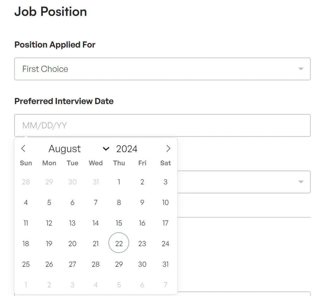 interview scheduling