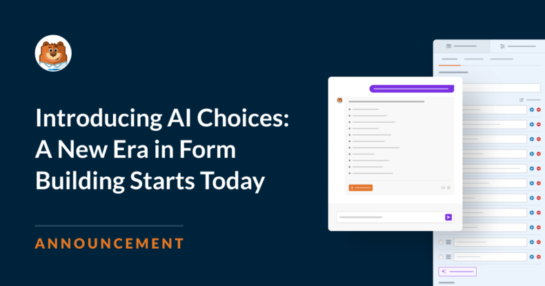 Introducing AI Choices: A New Era In Form Building Starts Today