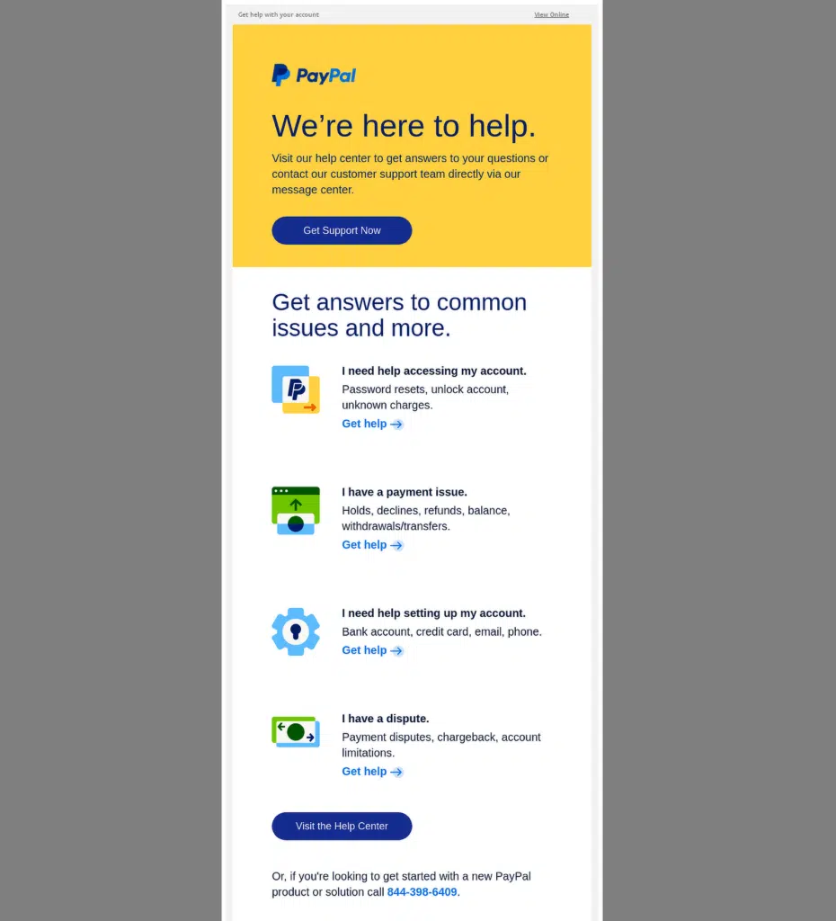 notification par e-mail paypal