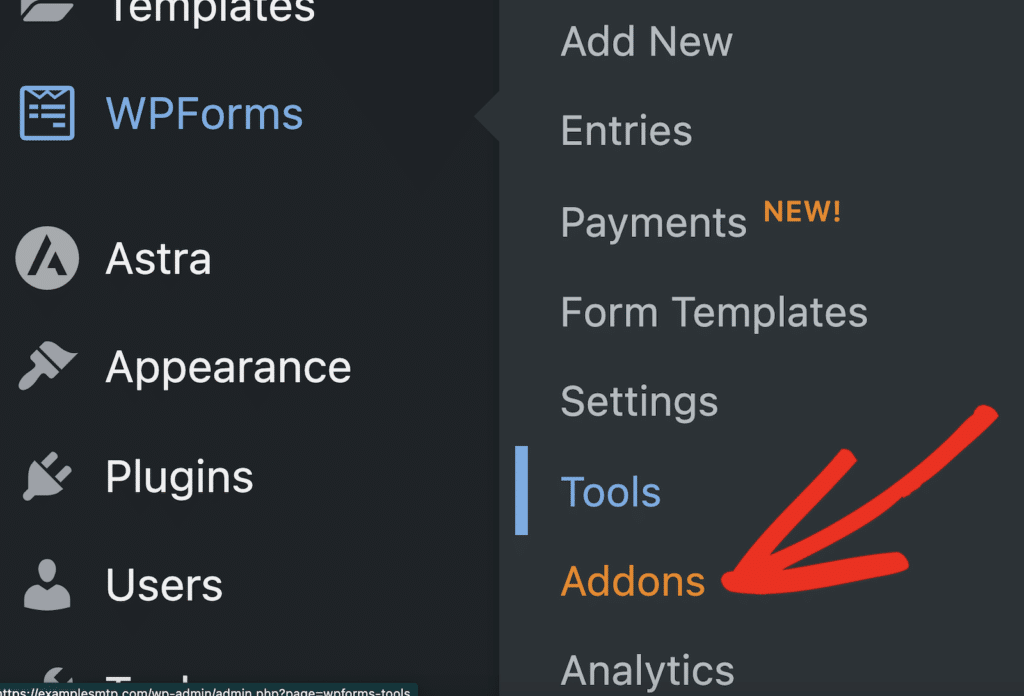 Complementos do wpforms